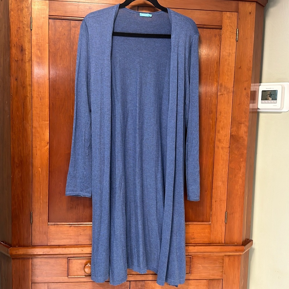J McLaughlin duster cardigan. Size Large.